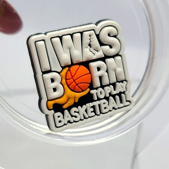 6/$20 Basketball 🏀 Hoops Croc Charm Shoe Jewelry Sports Ball Jibbitz Bogg Bag - Picture 3 of 6